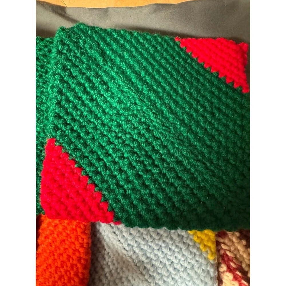 Lot of 8 Handmade Crochet Potholders Hot Pads Trivets Colorful Retro Vintage